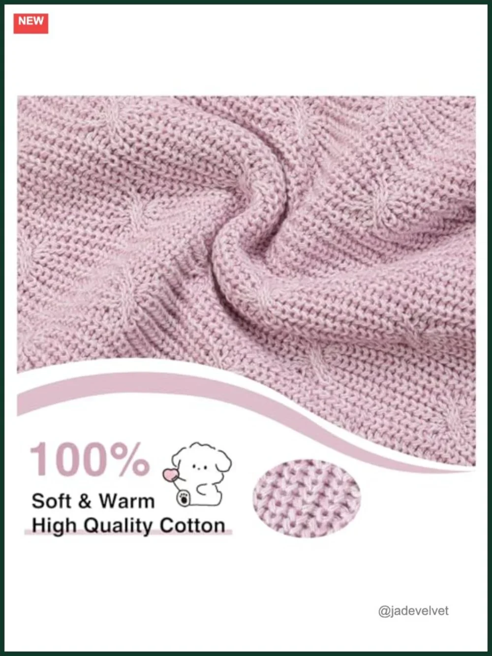 Girls Cotton Cable Knit Pullover Sweater with Side Slit Chunky Jumper